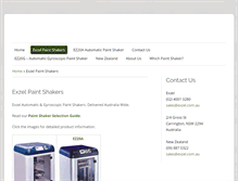 Tablet Screenshot of exzel.com.au